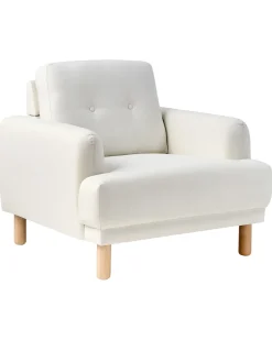 Poltrona TUVE Tessuto Bianco sporco