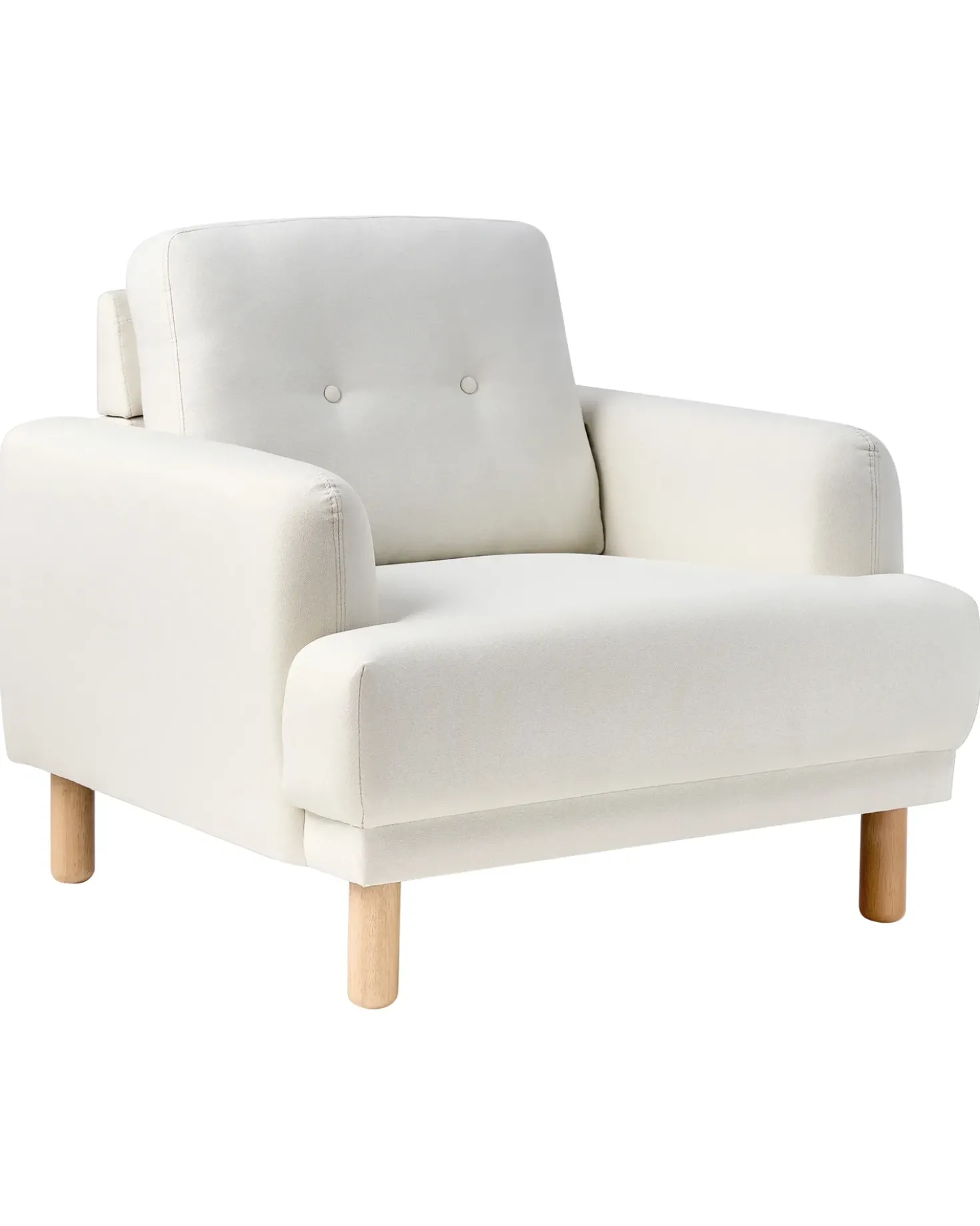 Poltrona TUVE Tessuto Bianco sporco