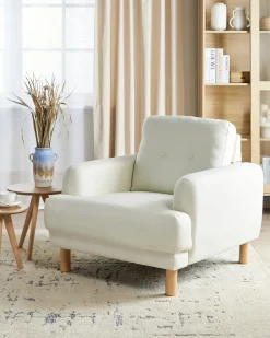 Poltrona TUVE Tessuto Bianco sporco