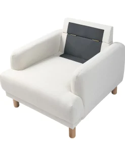 Poltrona TUVE Tessuto Bianco sporco