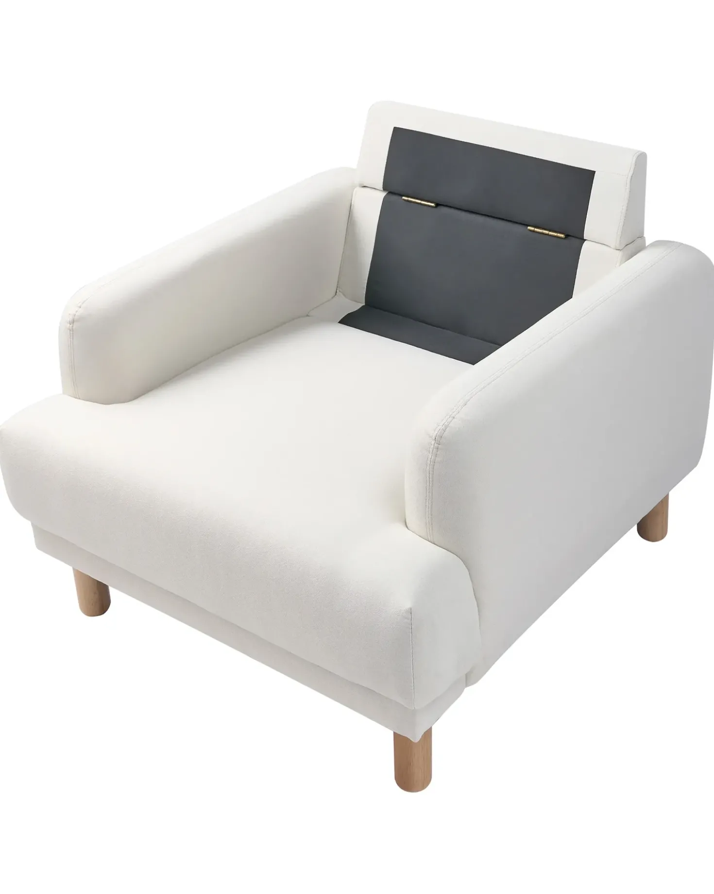 Poltrona TUVE Tessuto Bianco sporco