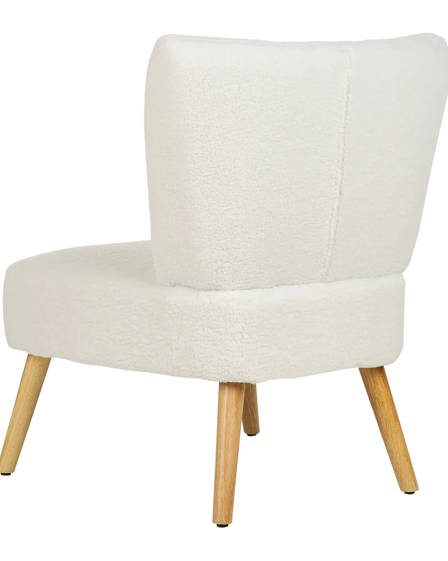 Poltrona VAASA Bouclé Bianco