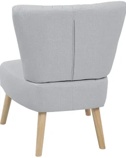 Poltrona VAASA Tessuto Grigio chiaro