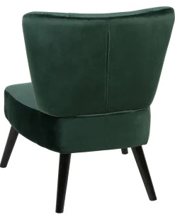 Poltrona VAASA Velluto Verde smeraldo