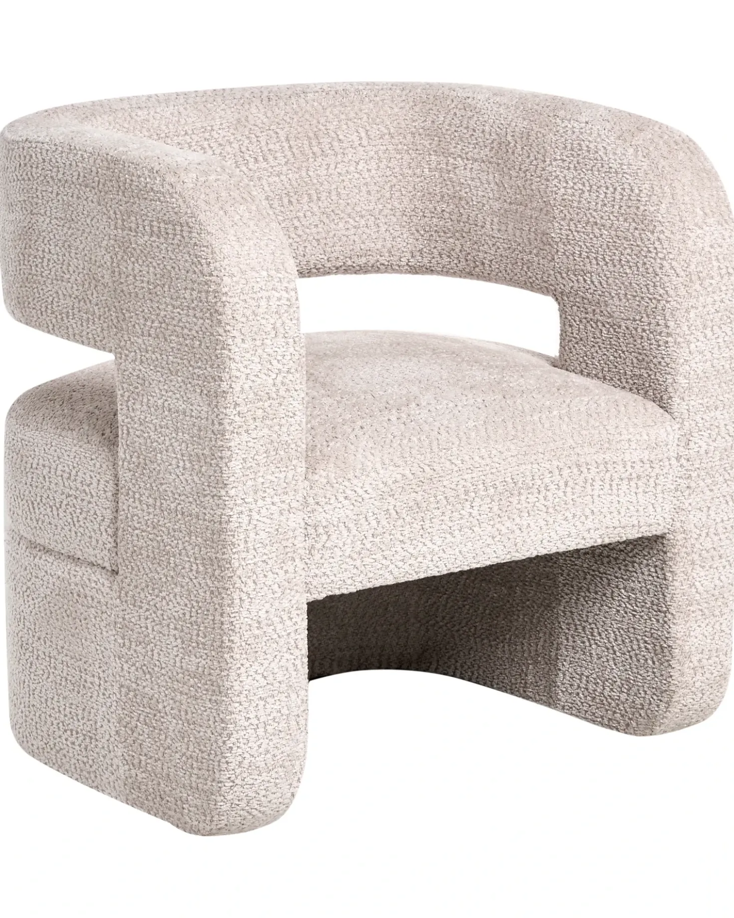 Poltrona VIDSEL Ciniglia Beige