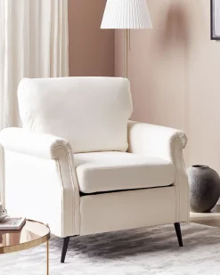 Poltrona VIETAS Tessuto Bianco