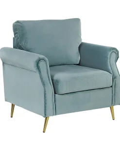 Poltrona VIETAS Velluto Verde menta