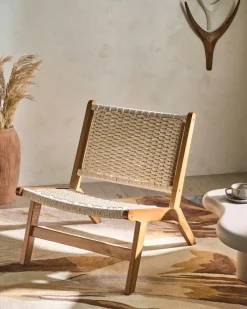 Poltrona VILLAZ Legno Marrone