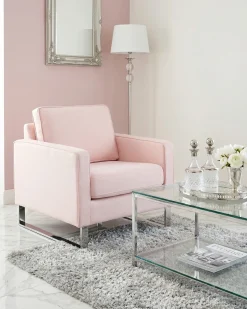 Poltrona VIND Tessuto Rosa