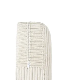 Poltrona VIND Velluto a coste Beige chiaro