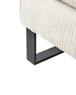 Poltrona VIND Velluto a coste Beige chiaro