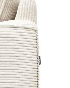 Poltrona VIND Velluto a coste Beige chiaro