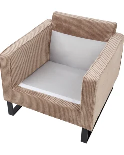 Poltrona VIND Velluto a coste Beige