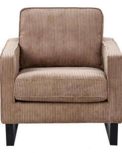 Poltrona VIND Velluto a coste Beige