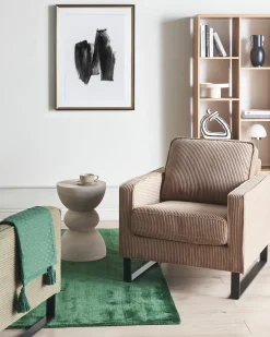 Poltrona VIND Velluto a coste Beige