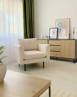 Poltrona VINTERBRO Tessuto Beige chiaro