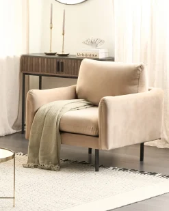 Poltrona VINTERBRO Velluto Beige