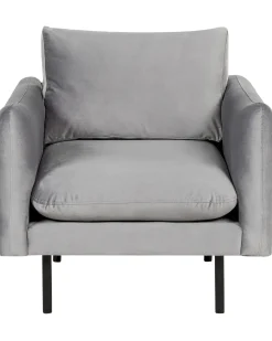 Poltrona VINTERBRO Velluto Grigio