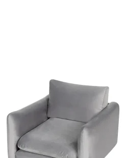 Poltrona VINTERBRO Velluto Grigio