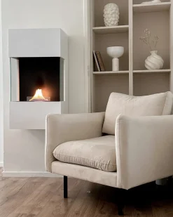 Poltrona VINTERBRO Velluto Beige chiaro
