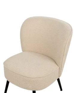 Poltrona VOSS Bouclé Beige chiaro