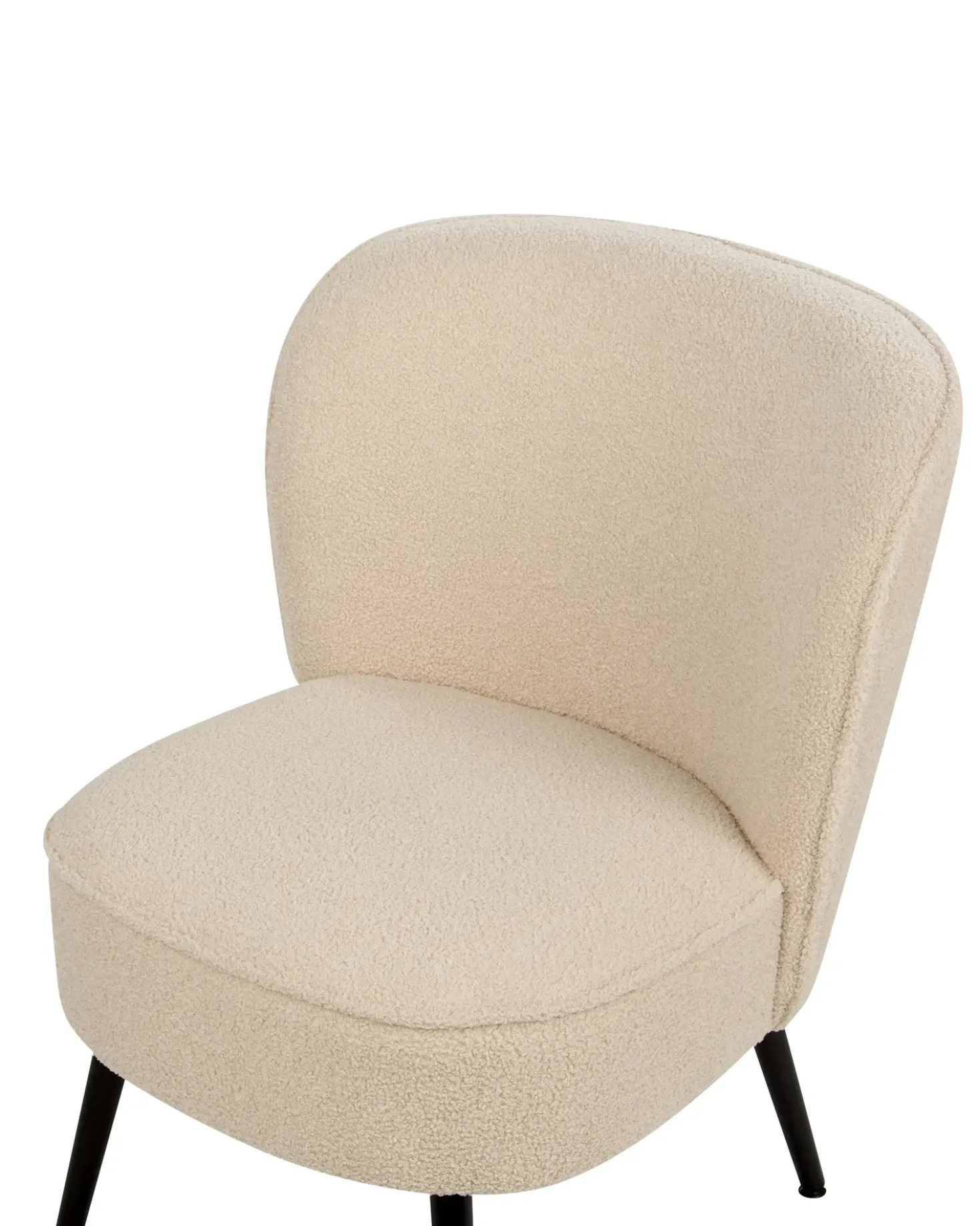 Poltrona VOSS Bouclé Beige chiaro