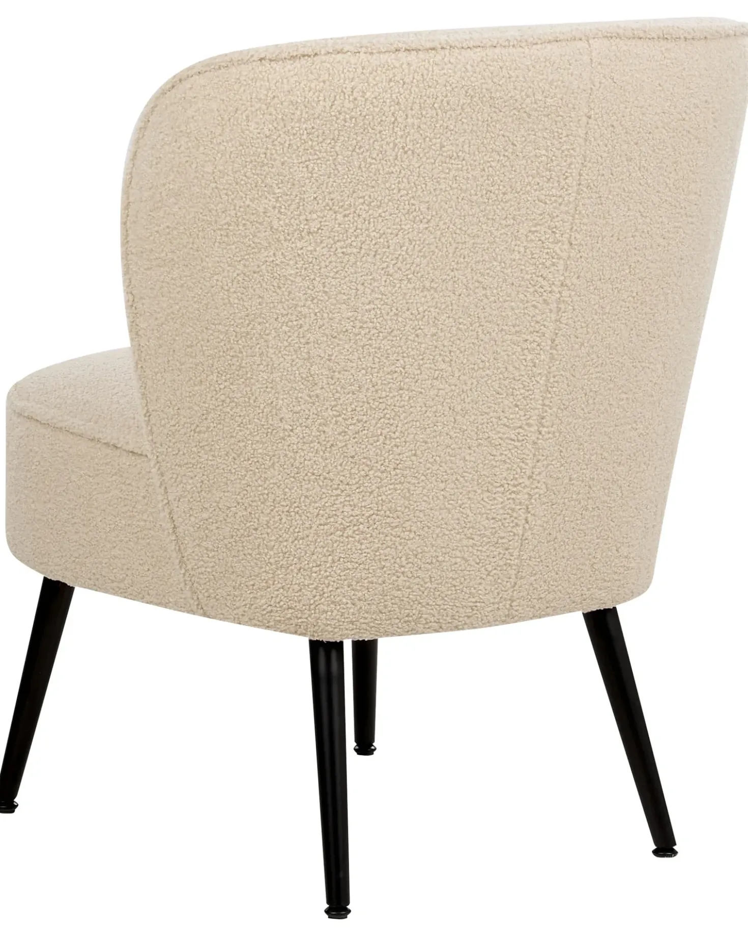 Poltrona VOSS Bouclé Beige chiaro