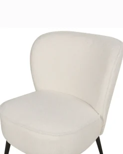 Poltrona VOSS Bouclé Bianco