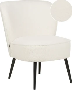Poltrona VOSS Bouclé Bianco
