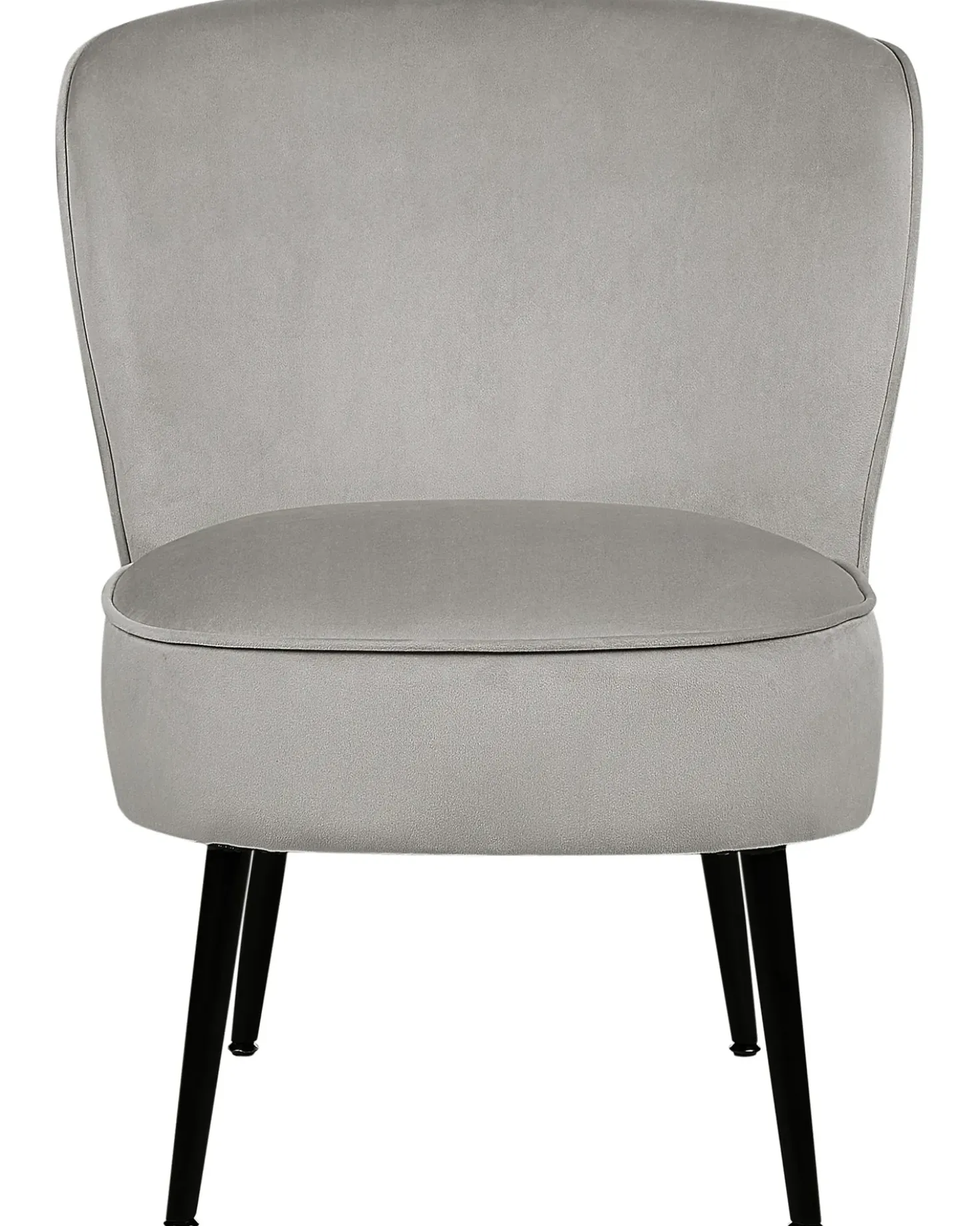 Poltrona VOSS Velluto Grigio chiaro