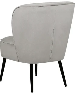 Poltrona VOSS Velluto Grigio chiaro