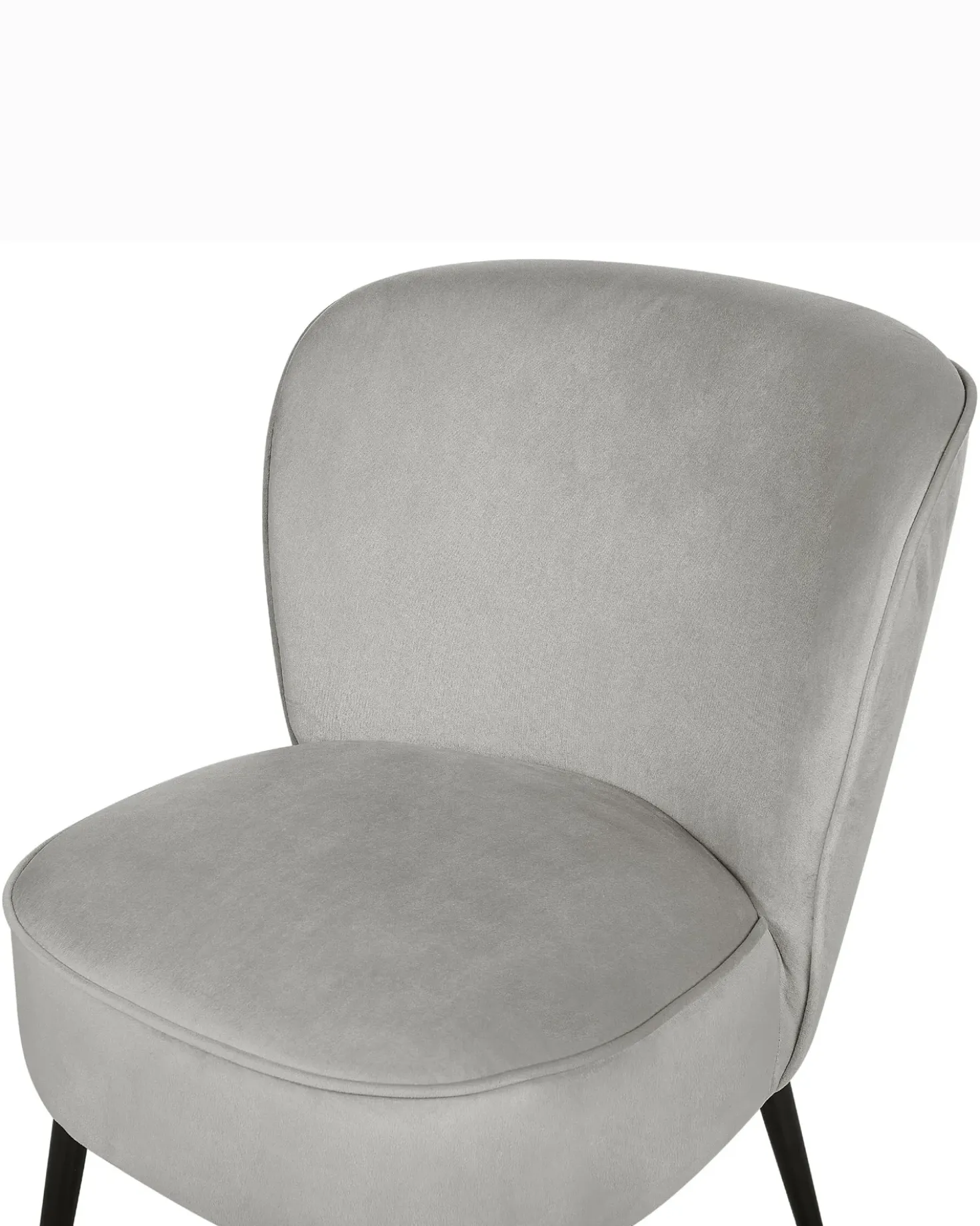 Poltrona VOSS Velluto Grigio chiaro