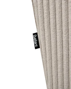 Poltrona Wingback ABSON Velluto a coste Beige