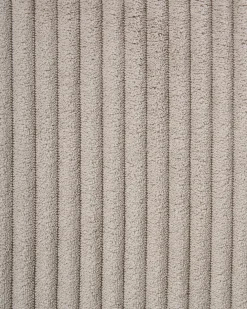 Poltrona Wingback ABSON Velluto a coste Beige