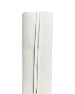 Poltrona Wingback ALTA Velluto Bianco sporco