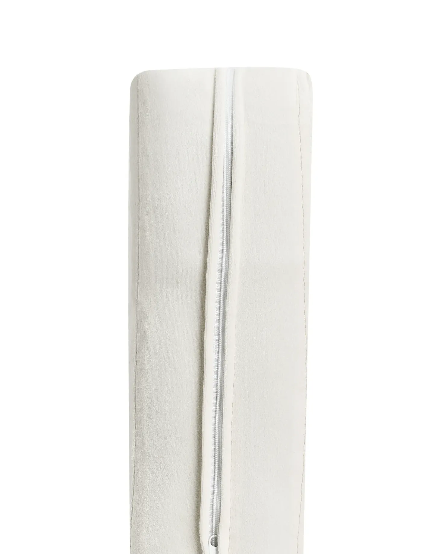 Poltrona Wingback ALTA Velluto Bianco sporco