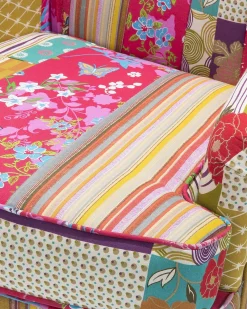 Poltrona Wingback MOLDE Tessuto Fucsia