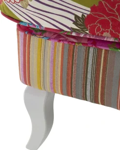 Poltrona Wingback MOLDE Tessuto Fucsia