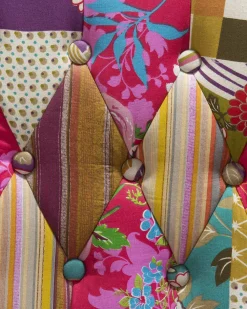 Poltrona Wingback MOLDE Tessuto Fucsia
