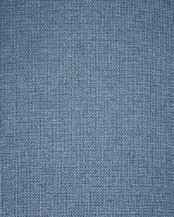 Poltrona Wingback VEJLE con poggiapiedi Tessuto Blu scuro