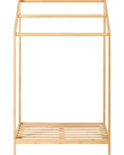 Porta asciugamani con ripiano YUNGAS Bambù Marrone chiaro