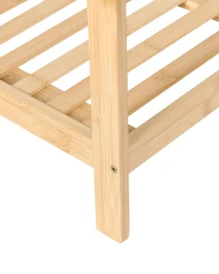Porta asciugamani con ripiano YUNGAS Bambù Marrone chiaro