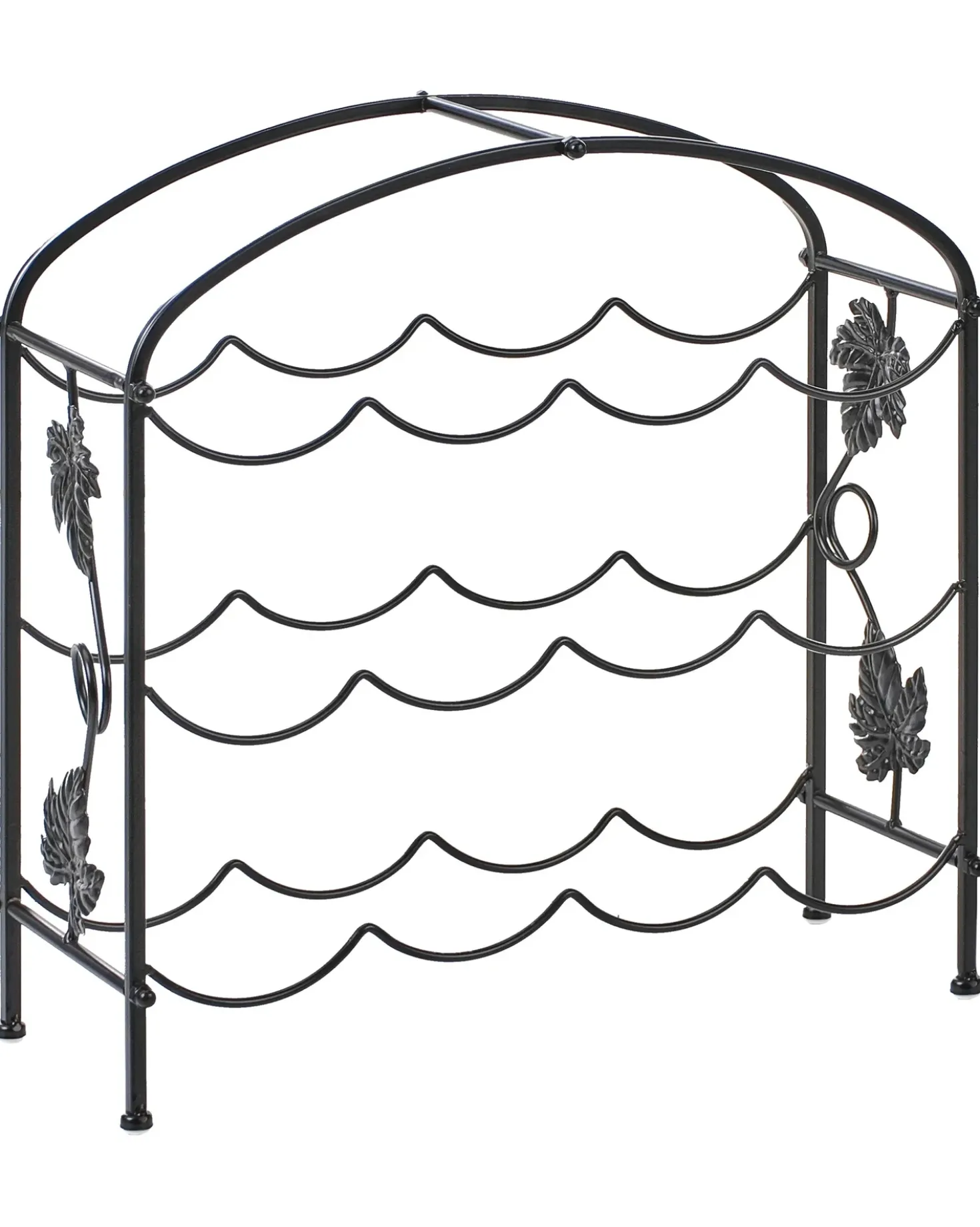 Porta bottiglie da vino BUNDORAN Metallo Nero