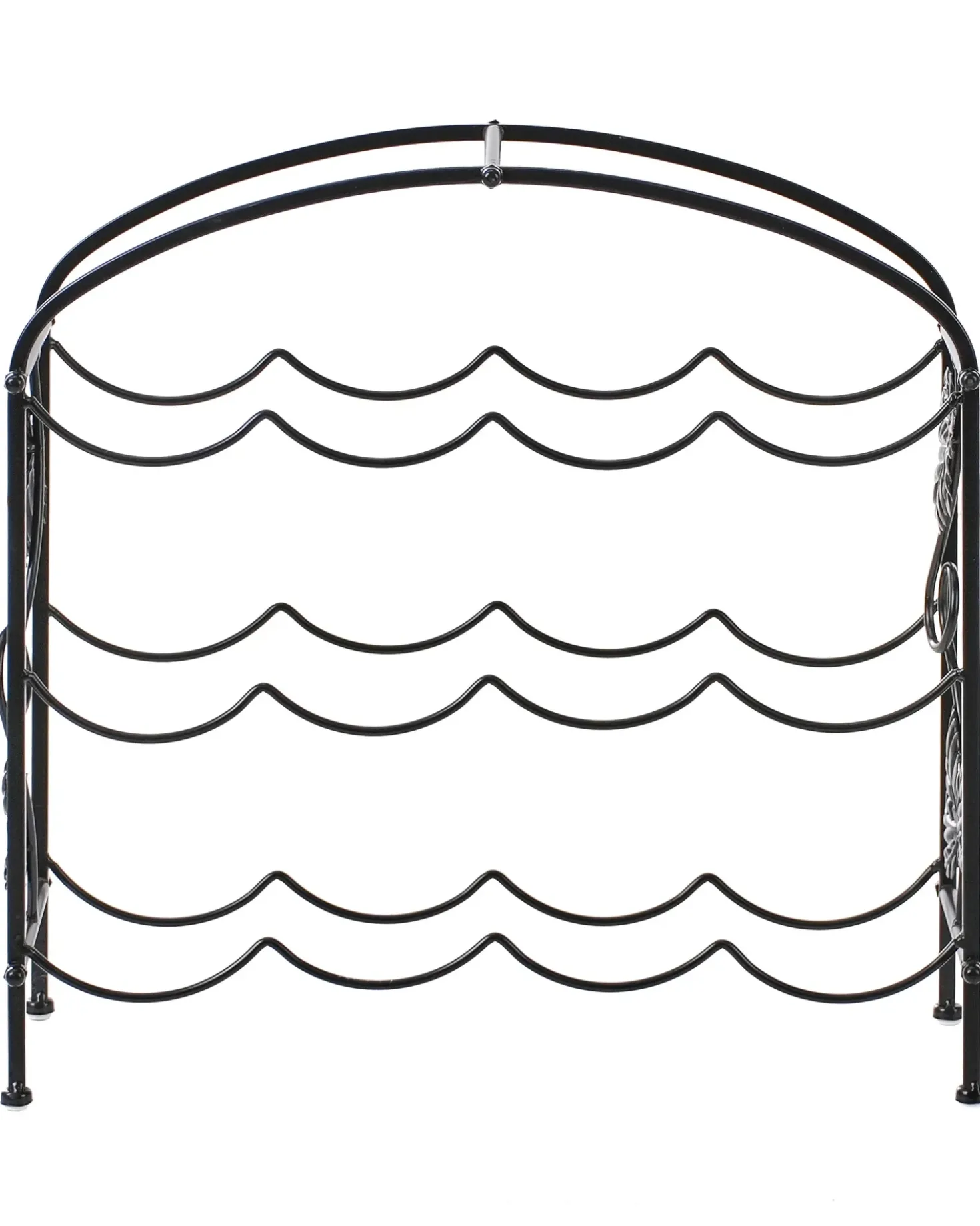 Porta bottiglie da vino BUNDORAN Metallo Nero
