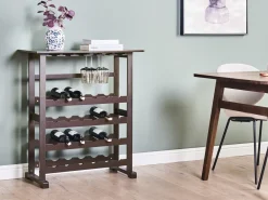 Porta bottiglie da vino ROWLEY Marrone scuro