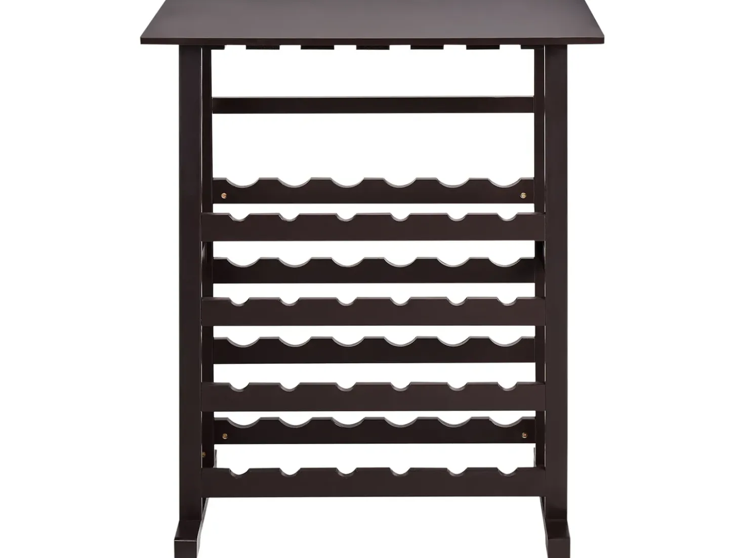Porta bottiglie da vino ROWLEY Marrone scuro