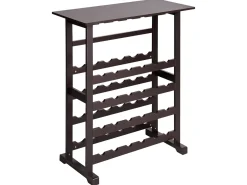 Porta bottiglie da vino ROWLEY Marrone scuro