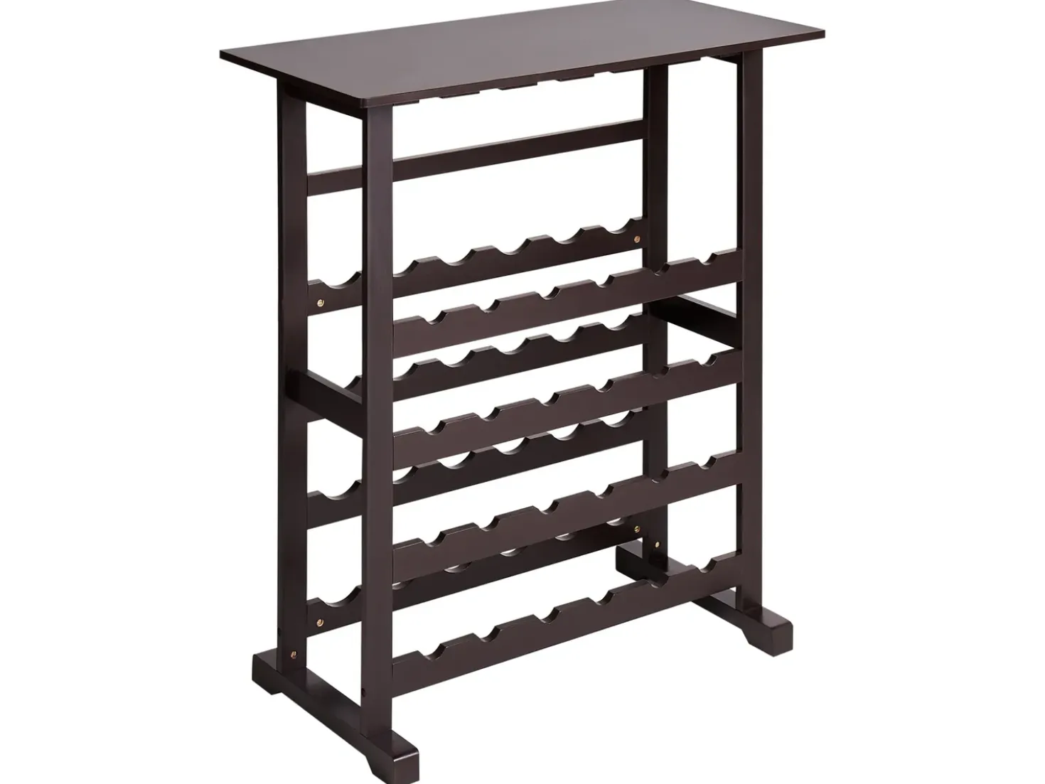Porta bottiglie da vino ROWLEY Marrone scuro
