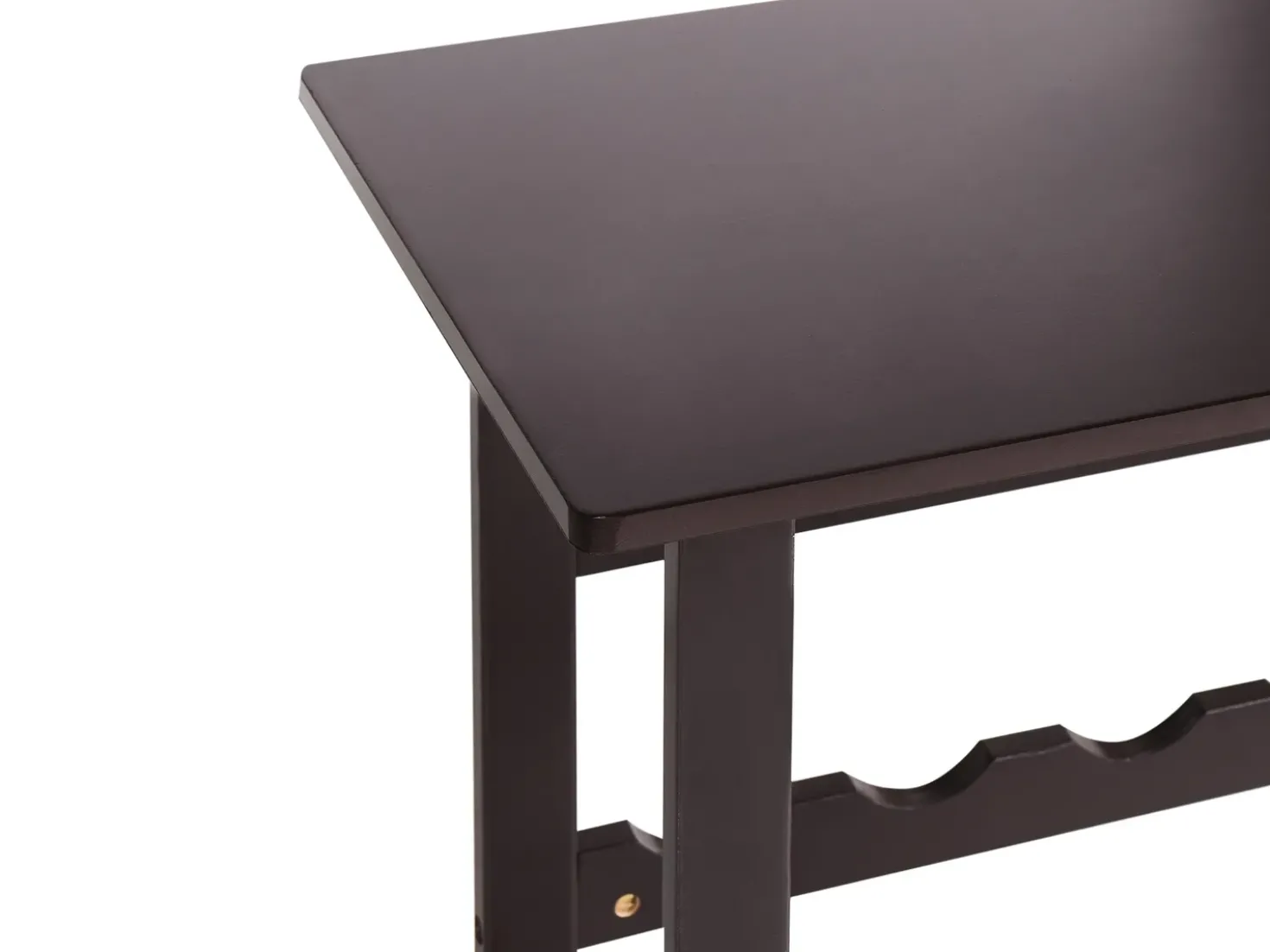 Porta bottiglie da vino ROWLEY Marrone scuro