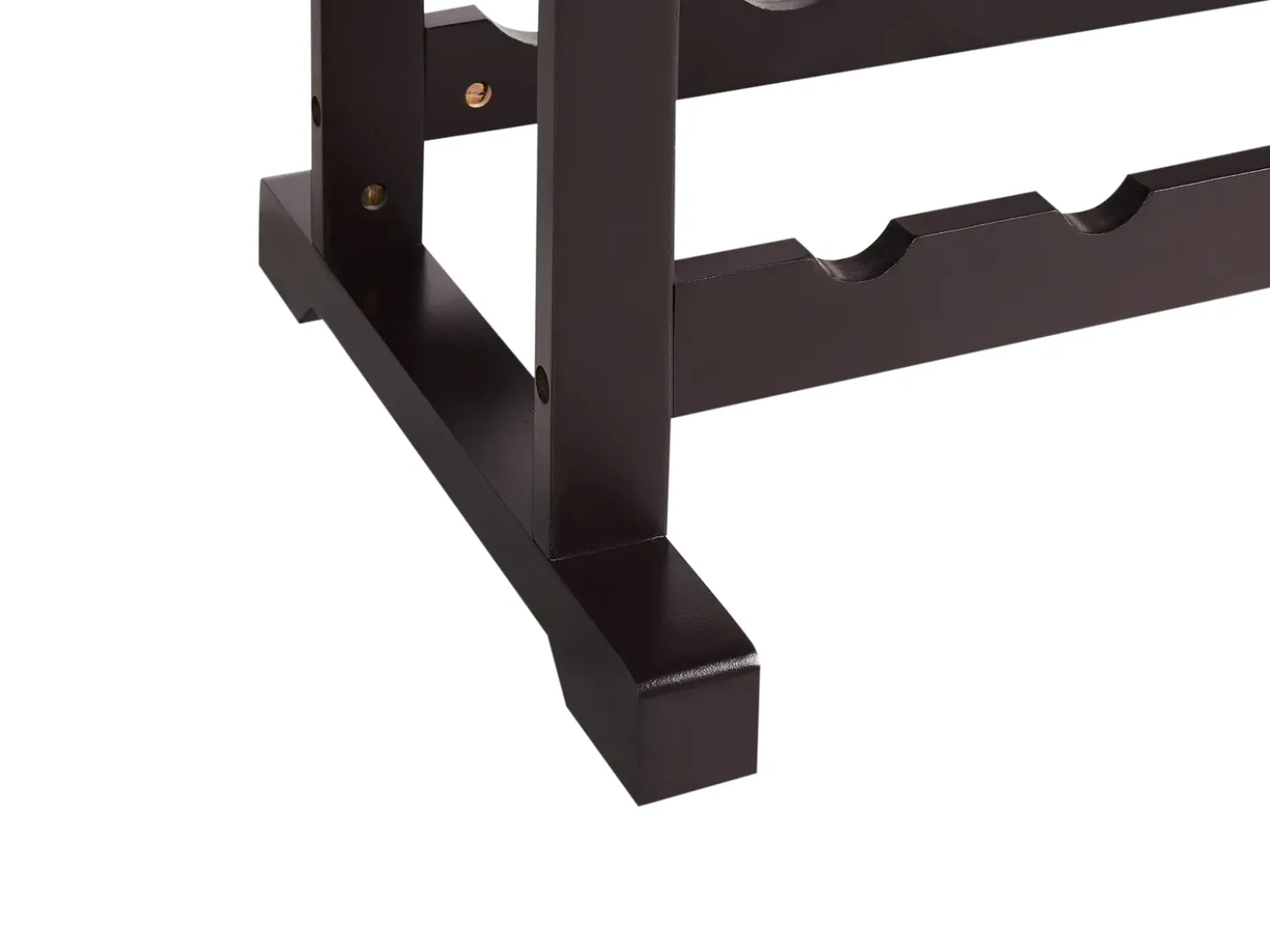 Porta bottiglie da vino ROWLEY Marrone scuro